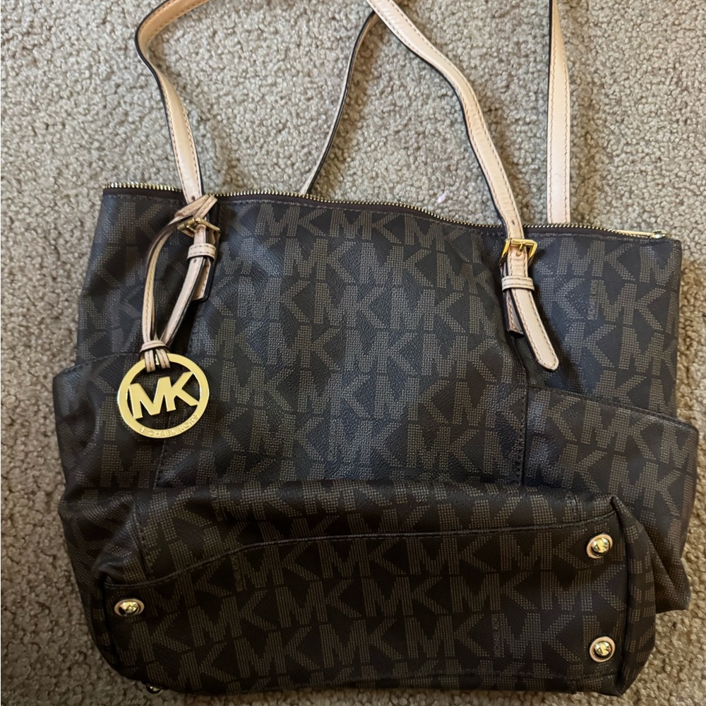 Michael Kors Dark Brown Signature Tote